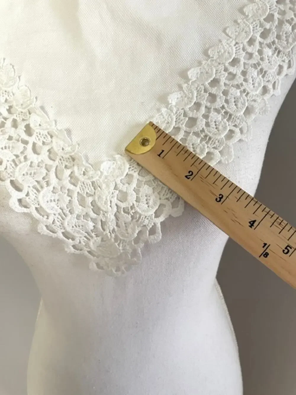 Handmade White Lace Detachable Cape Collar Victorian Cottagecore French Country